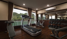 The fitness center and/or fitness facilities at Dora Cruise